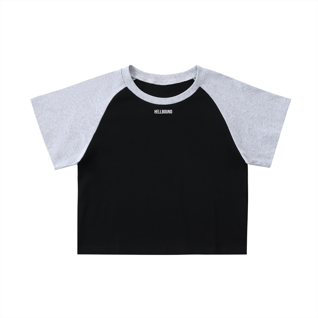 Essentials Raglan Sleeve Crop Top