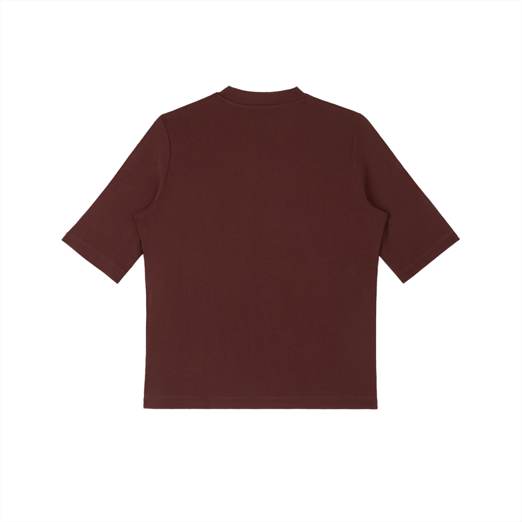Essential Mock Neck Short Sleeve T-Shirt