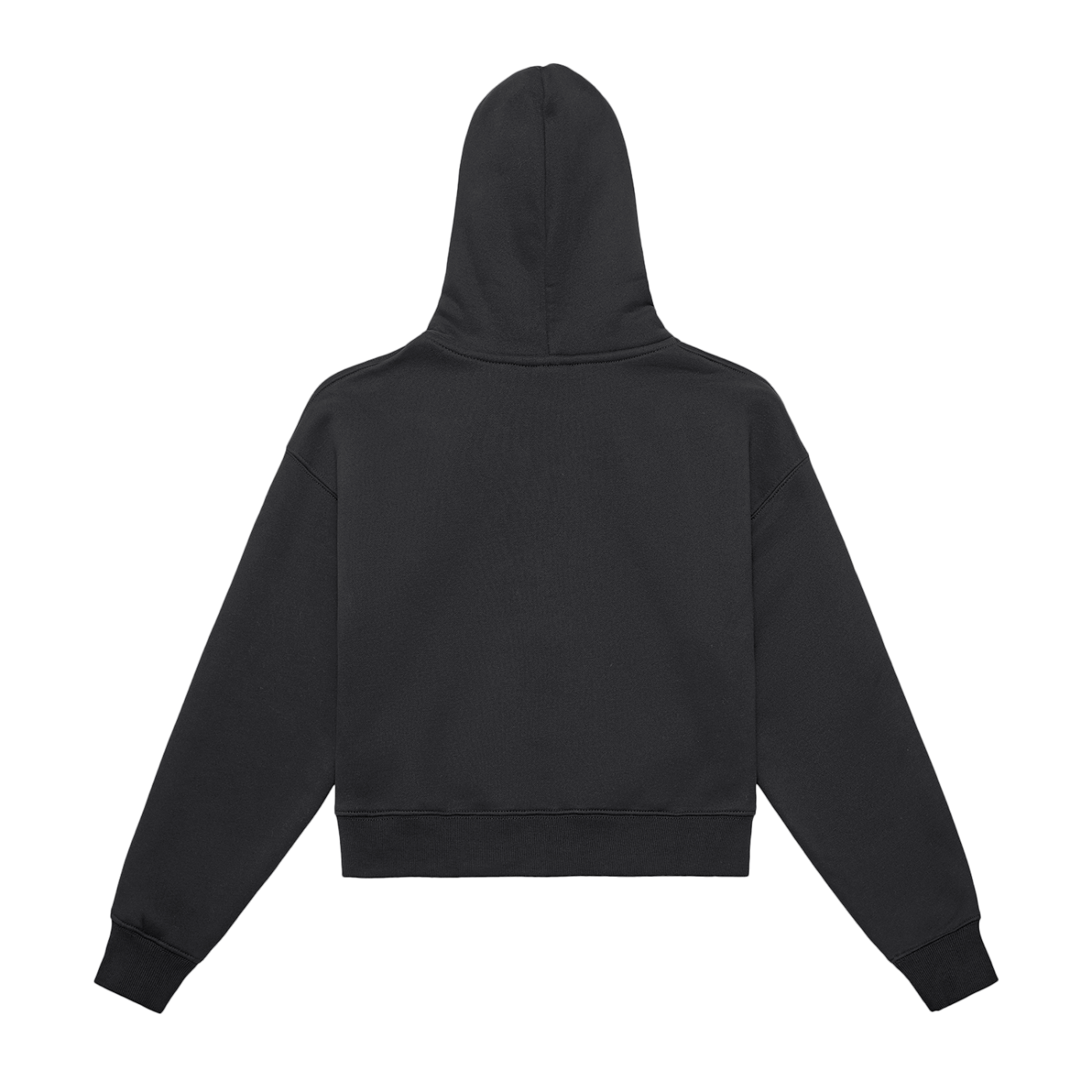 Rest Day Fleeced Zip-Up Cropped Hoodie