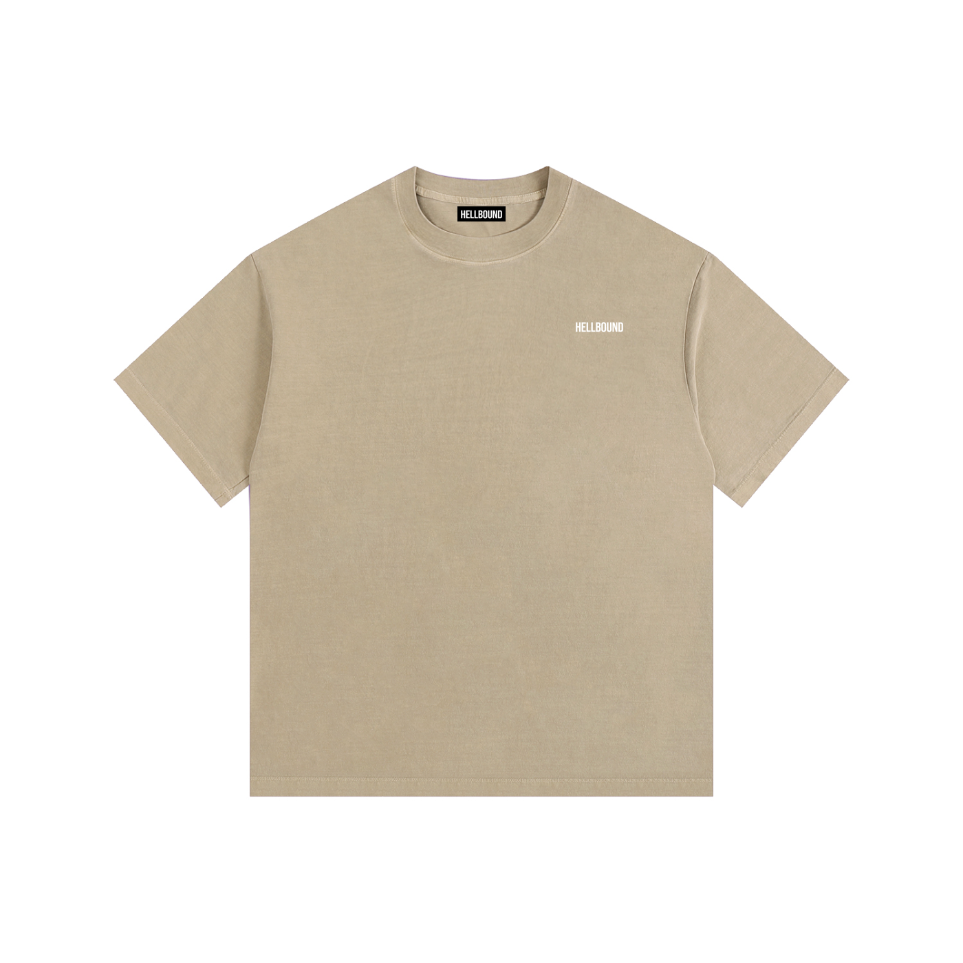 'We Remain' Vintage Washed Graphic Oversized Cotton T-Shirt