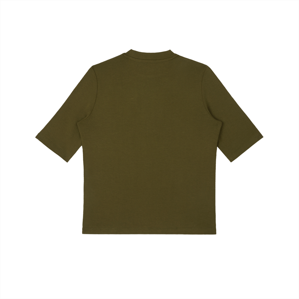 Essential Mock Neck Short Sleeve T-Shirt