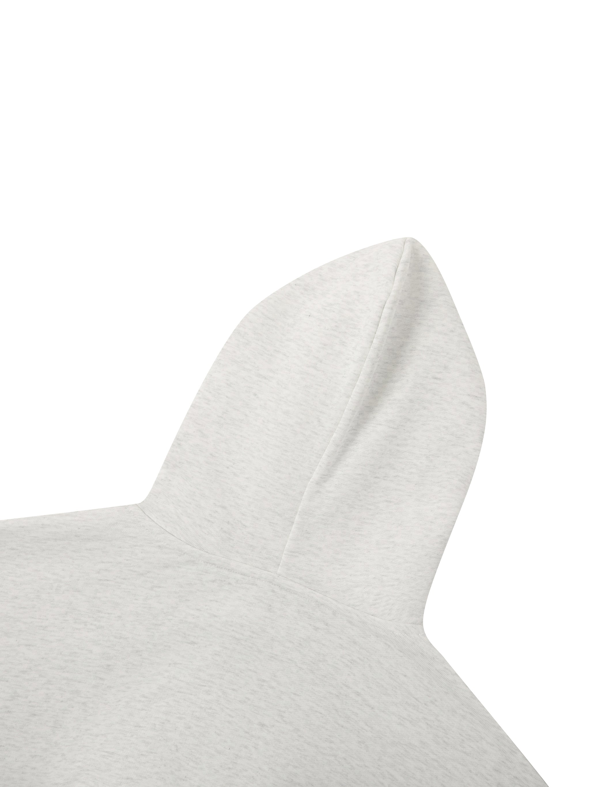 Essential Cropped Zip-Up Hoodie